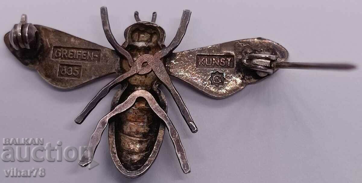 COLLECTIBLE OLD BROOCH-SILVER - 5 COLLECTIBLE OLD BROOCH-SILVER - 5