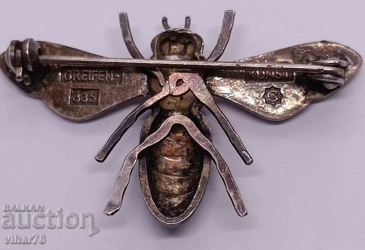 COLLECTIBLE OLD BROOCH-SILVER - 6 COLLECTIBLE OLD BROOCH-SILVER - 6