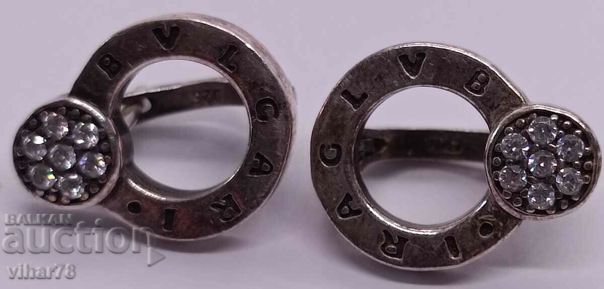 Auction  Branded silver earrings