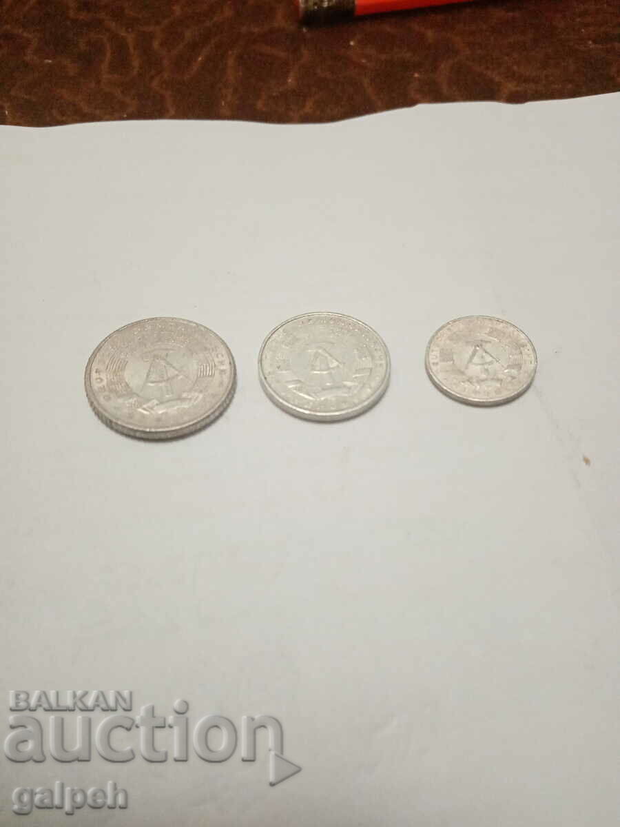 Auction  GDR LOT OF COINS 1958.68 - 3 pcs. - BGN 0.75