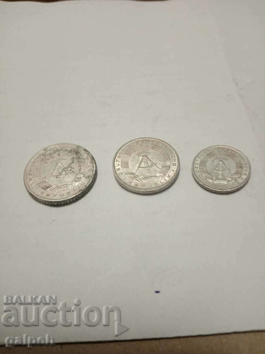 GDR LOT OF COINS 1958.68 - 3 pcs. - BGN 0.75 with price 0.75 BGN | € 0.38 GDR LOT OF COINS 1958.68 - 3 pcs. - BGN 0.75 with price 0.75 BGN | € 0.38