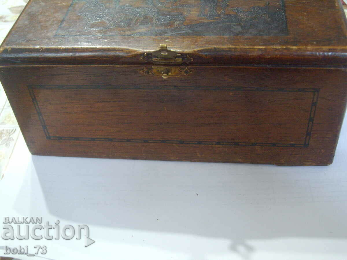 A very old wooden box. with price 50.00 BGN | € 25.56 A very old wooden box. with price 50.00 BGN | € 25.56