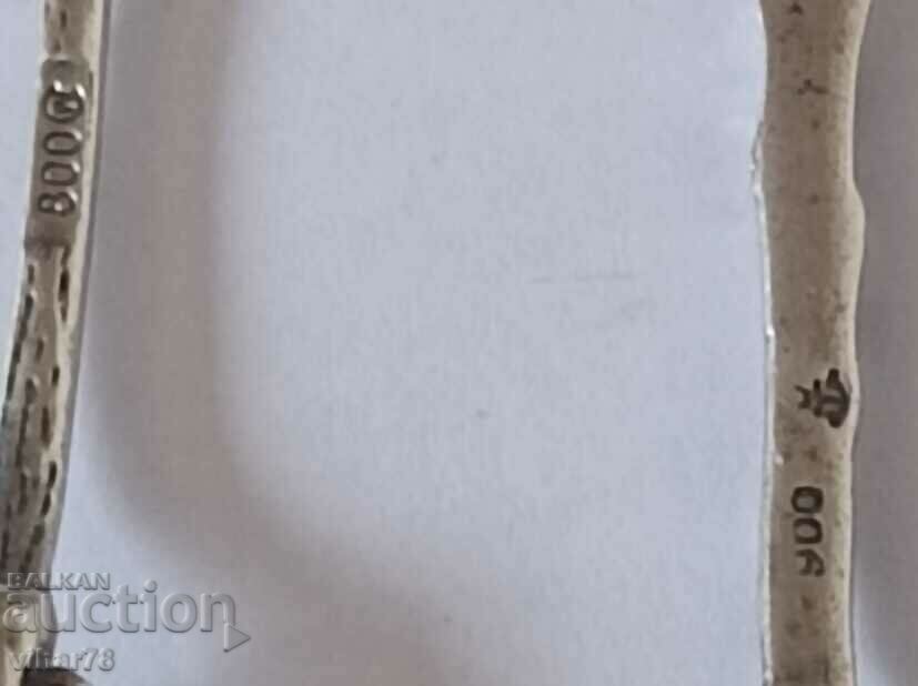 Auction Lot of two silver spoons Auction Lot of two silver spoons