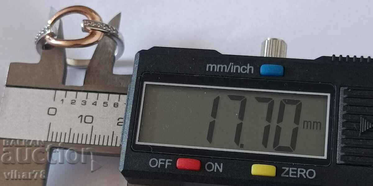 Auction  Mark Silver ring