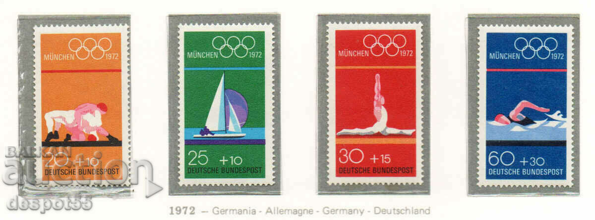 1972. Γερμανία. Ολυμπιακοί Αγώνες - Μόναχο, Γερμανία.