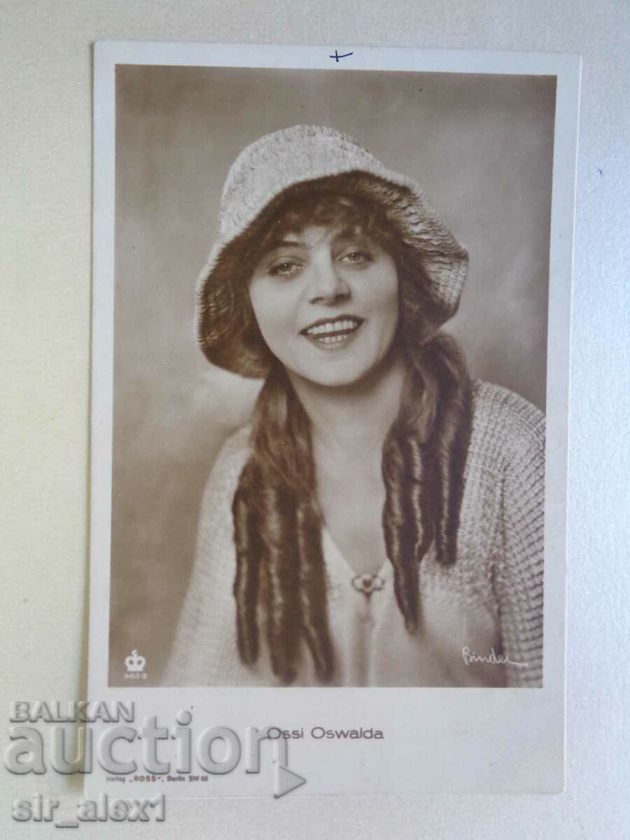 Καρτ ποστάλ, κινηματογραφιστές - Osi Osvalda, που δημοσιεύτηκε στη Γερμανία το 1930