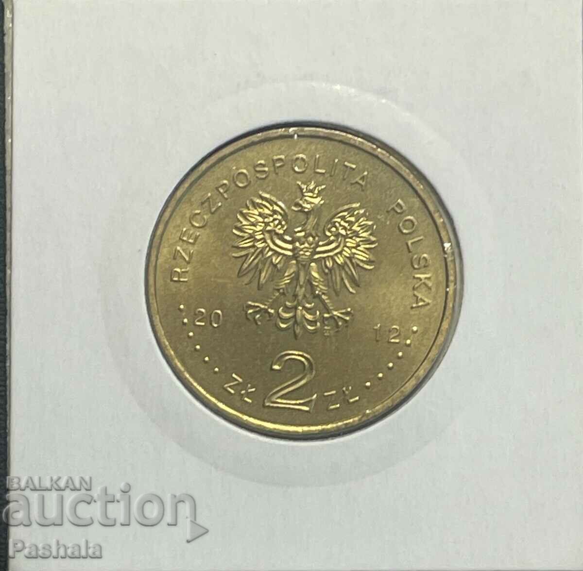 Poland 2 zlotys 2012 with price 4.00 BGN | € 2.05 Poland 2 zlotys 2012 with price 4.00 BGN | € 2.05