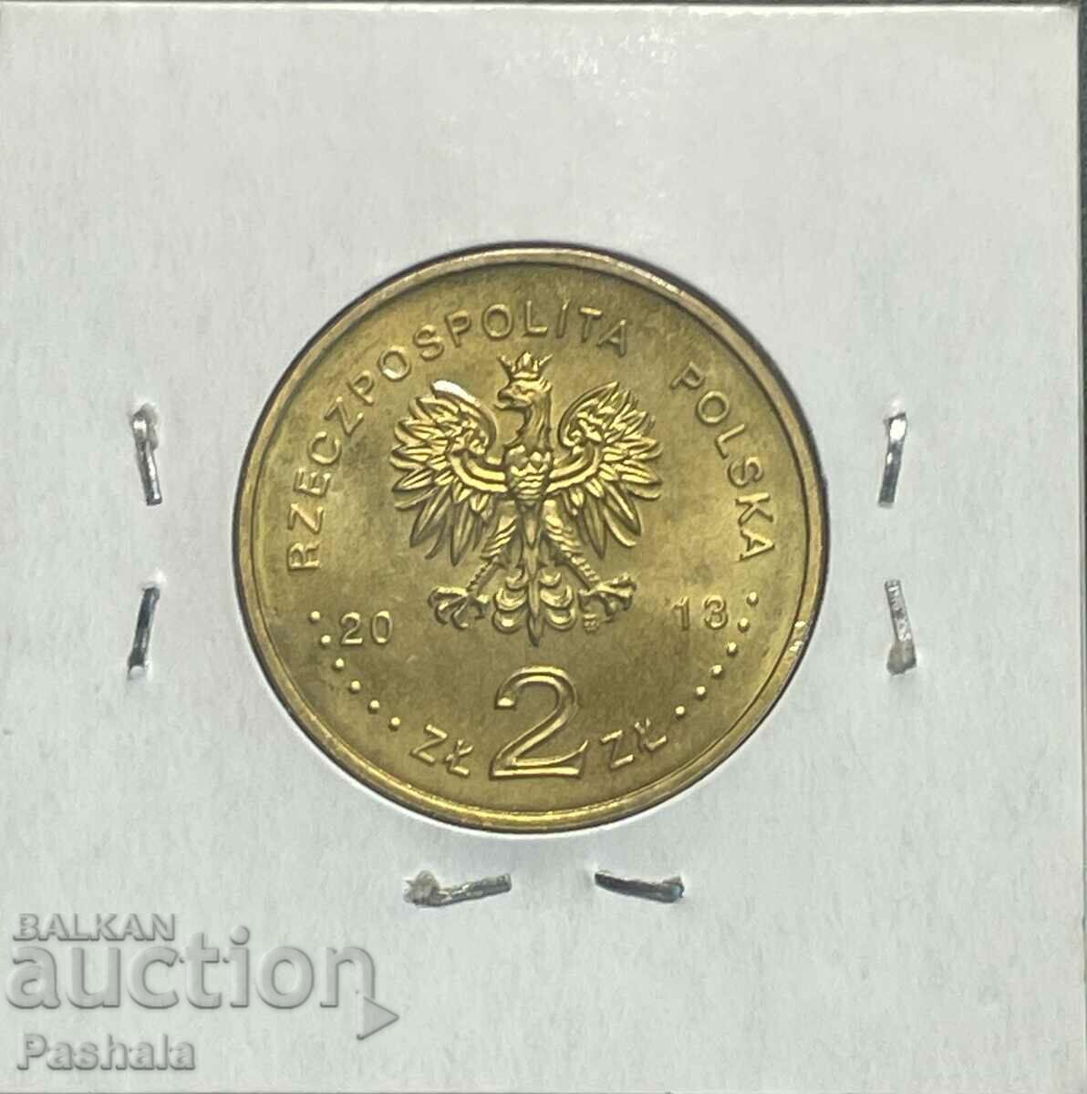 Poland 2 zlotys 2013 with price 4.00 BGN | € 2.05 Poland 2 zlotys 2013 with price 4.00 BGN | € 2.05