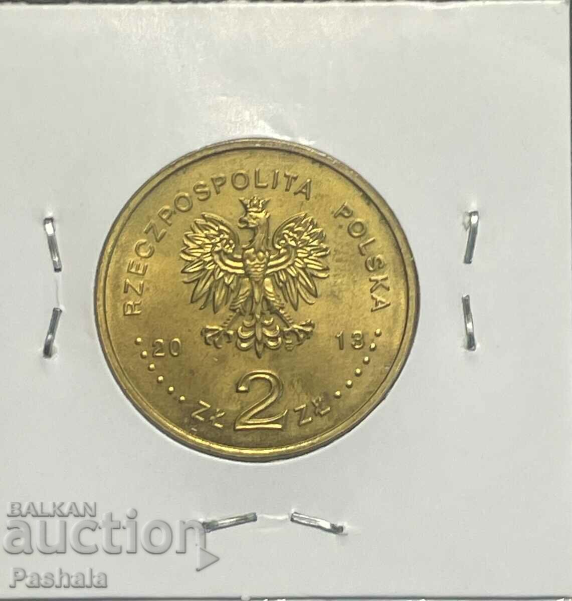 Poland 2 zlotys 2013 with price 4.00 BGN | € 2.05 Poland 2 zlotys 2013 with price 4.00 BGN | € 2.05