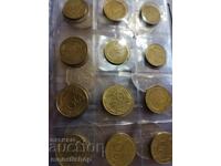 Колекция от 91бр. различни френски монети