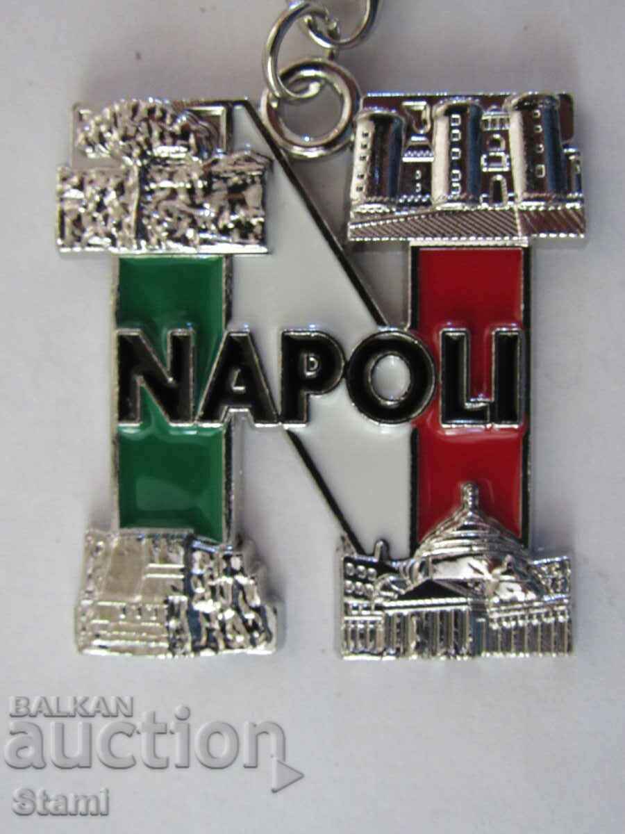 Metal key ring from Naples, Italy with price 10.90 BGN | € 5.57 Metal key ring from Naples, Italy with price 10.90 BGN | € 5.57