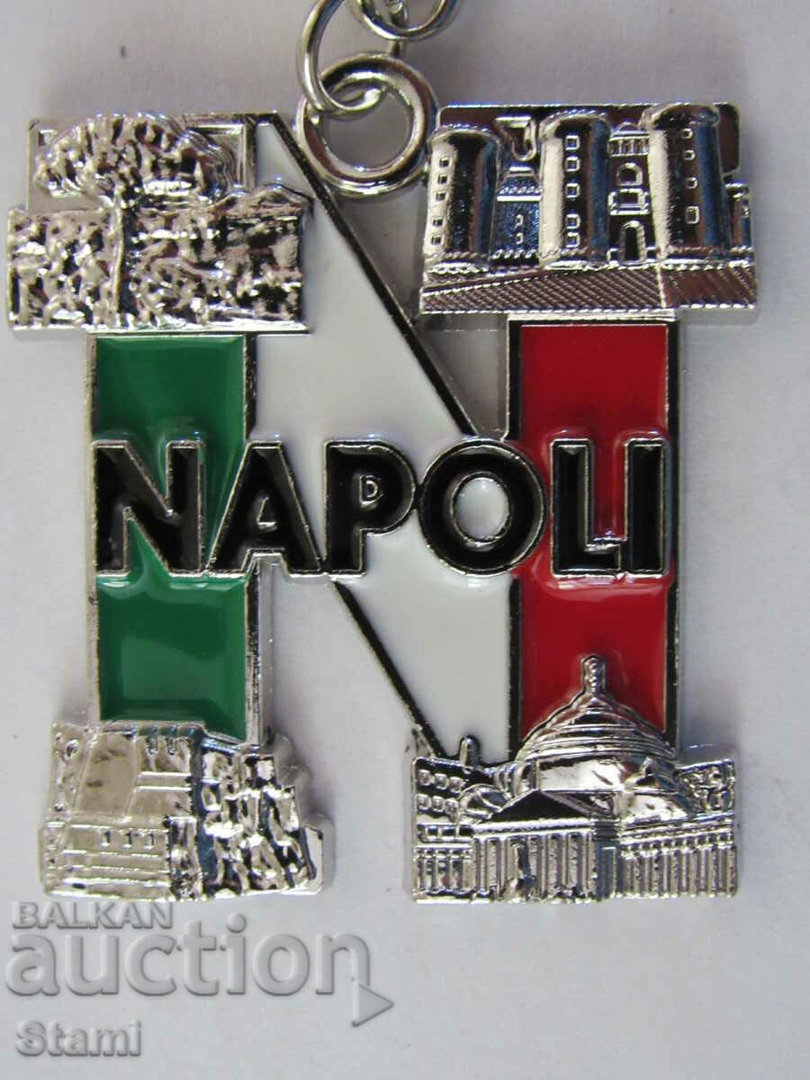Delivery of Metal key ring from Naples, Italy Delivery of Metal key ring from Naples, Italy