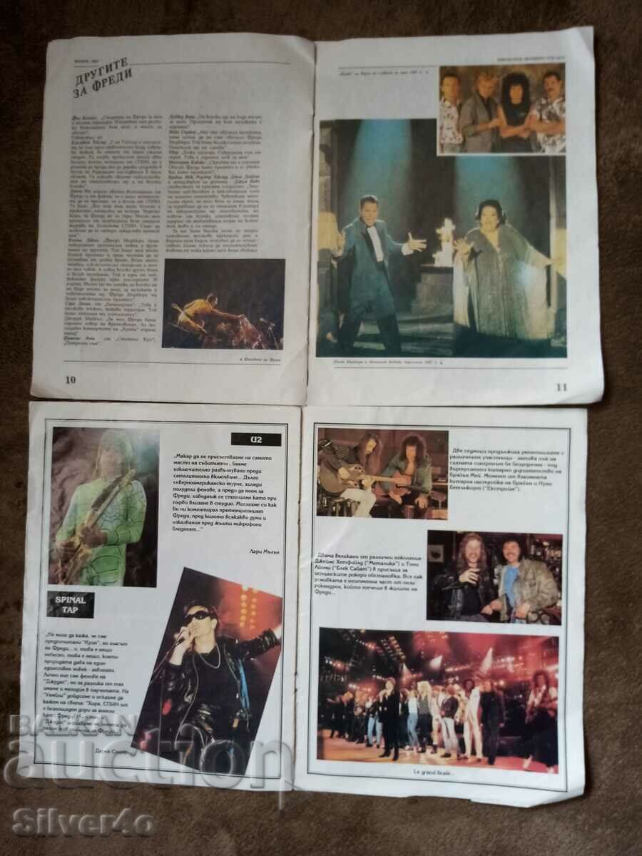 Licitație 2 reviste vechi Freddie Mercury Licitație 2 reviste vechi Freddie Mercury