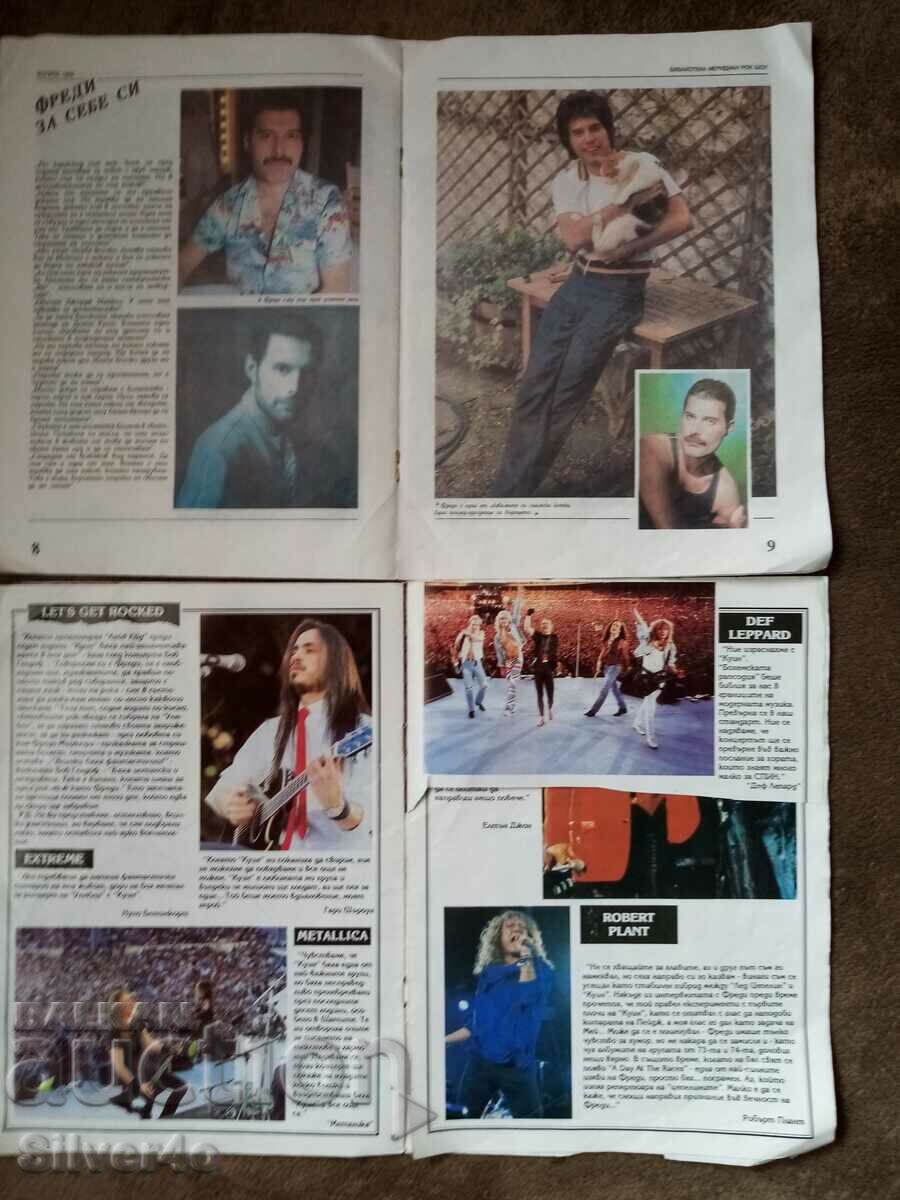 Delivery of 2 old Freddie Mercury magazines Delivery of 2 old Freddie Mercury magazines