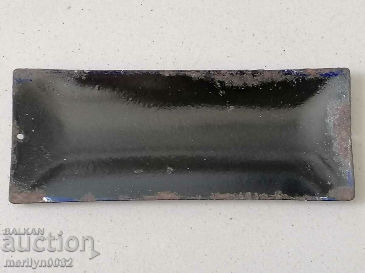 Enamel social plate Model home plate - 5