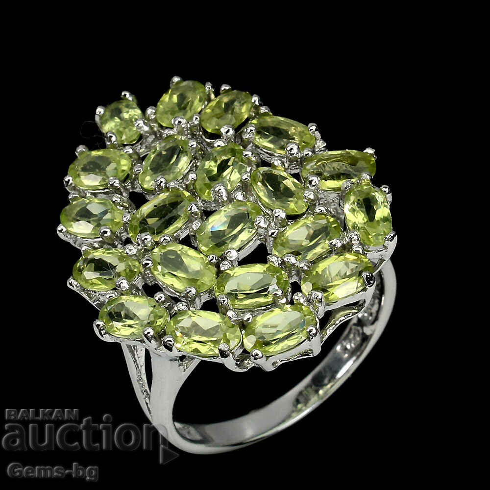 Ring with natural peridots with price 145.00 BGN | € 74.14 Ring with natural peridots with price 145.00 BGN | € 74.14