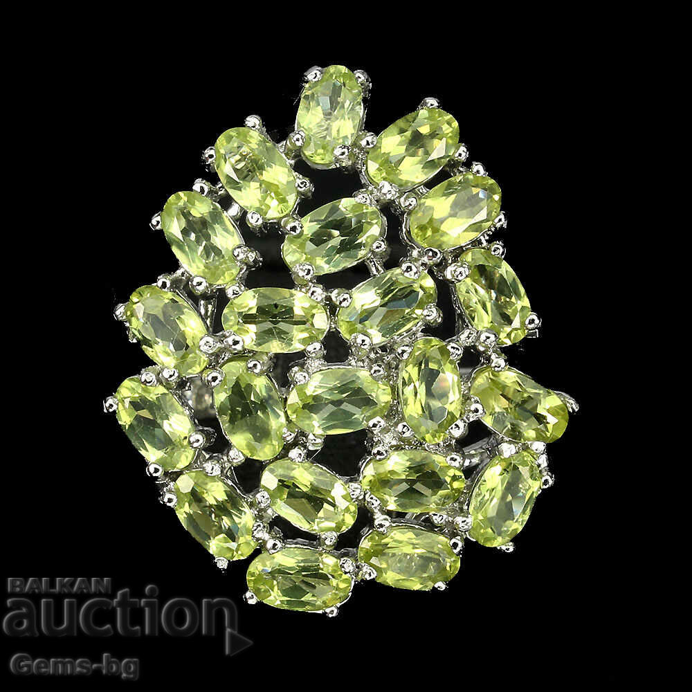 Auction Ring with natural peridots Auction Ring with natural peridots