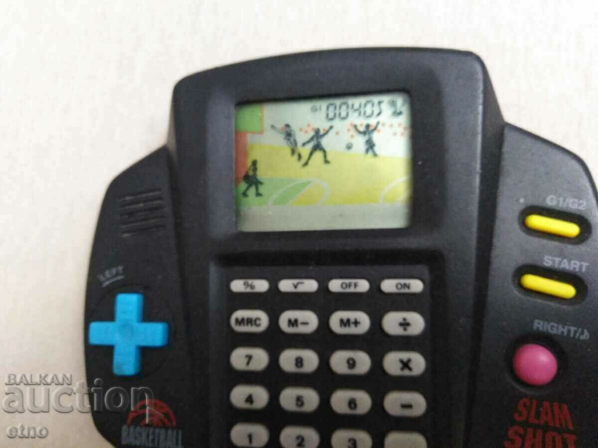 Auction VINTAGE ELECTRONIC GAME WITH CALCULATOR " BASKETBALL " TOY Auction VINTAGE ELECTRONIC GAME WITH CALCULATOR " BASKETBALL " TOY
