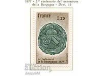 1977 France. 500th anniversary of the union of Burgundy with France