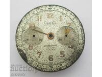 Παλιό ελβετικό μηχανικό ρολόι χρονογράφου για ανταλλακτικά