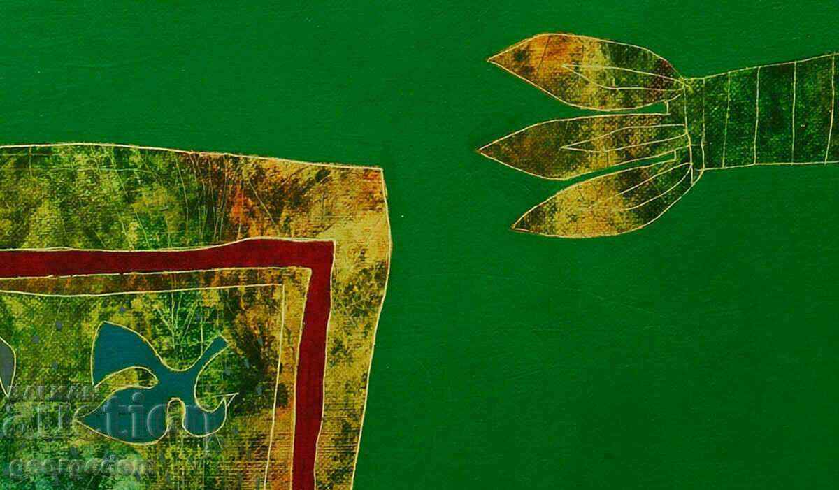 "Garden" oil, canvas with price 280.00 BGN | € 143.16