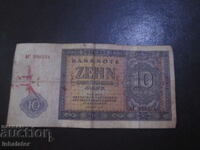1955 GDR 10 γραμματόσημα
