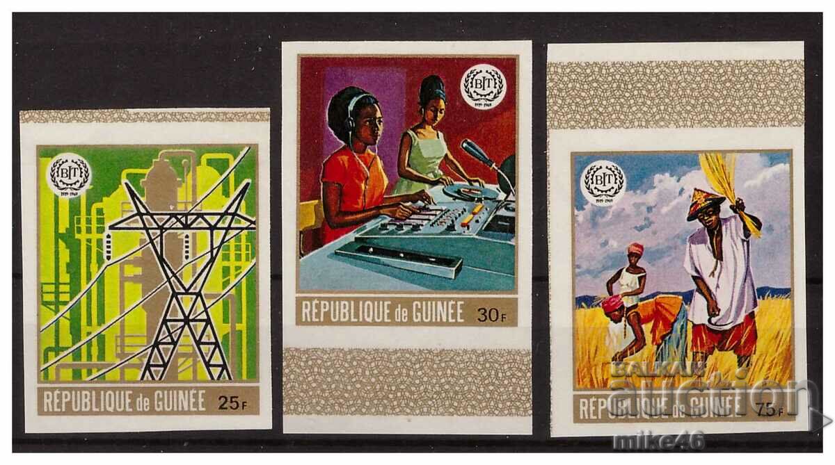 GUINEA 1969 ILO clean SMALL series