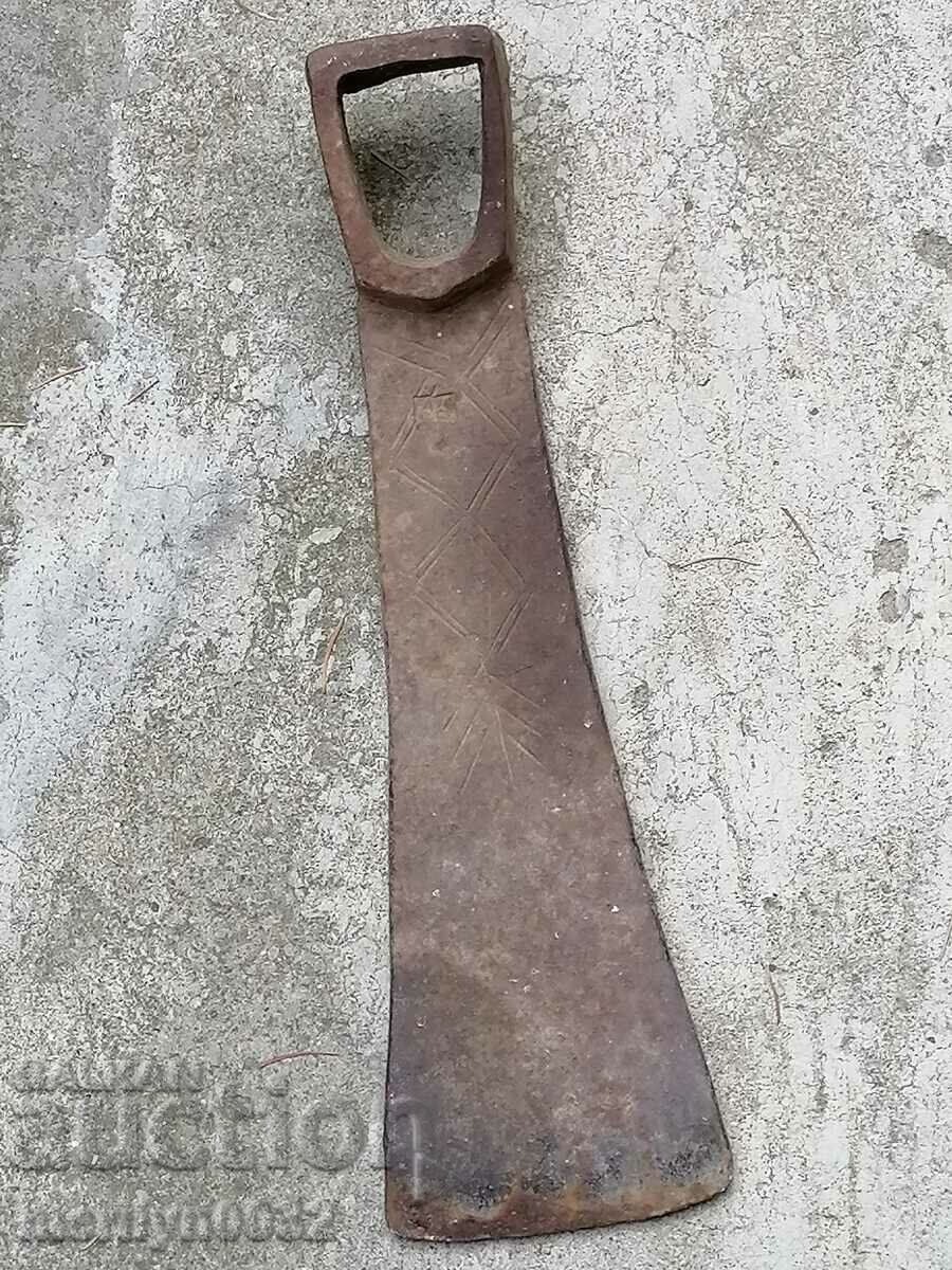 Old forged turntable, wrought iron, picking, tool, top - 7 Old forged turntable, wrought iron, picking, tool, top - 7