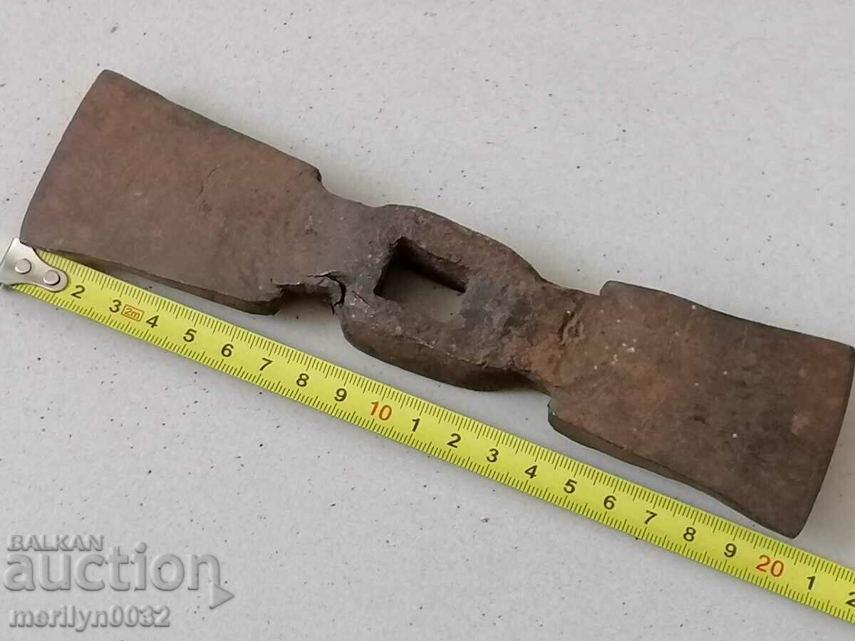 Auction  Old Wrought Pickaxe Hammer Wrought Iron Blade Ax