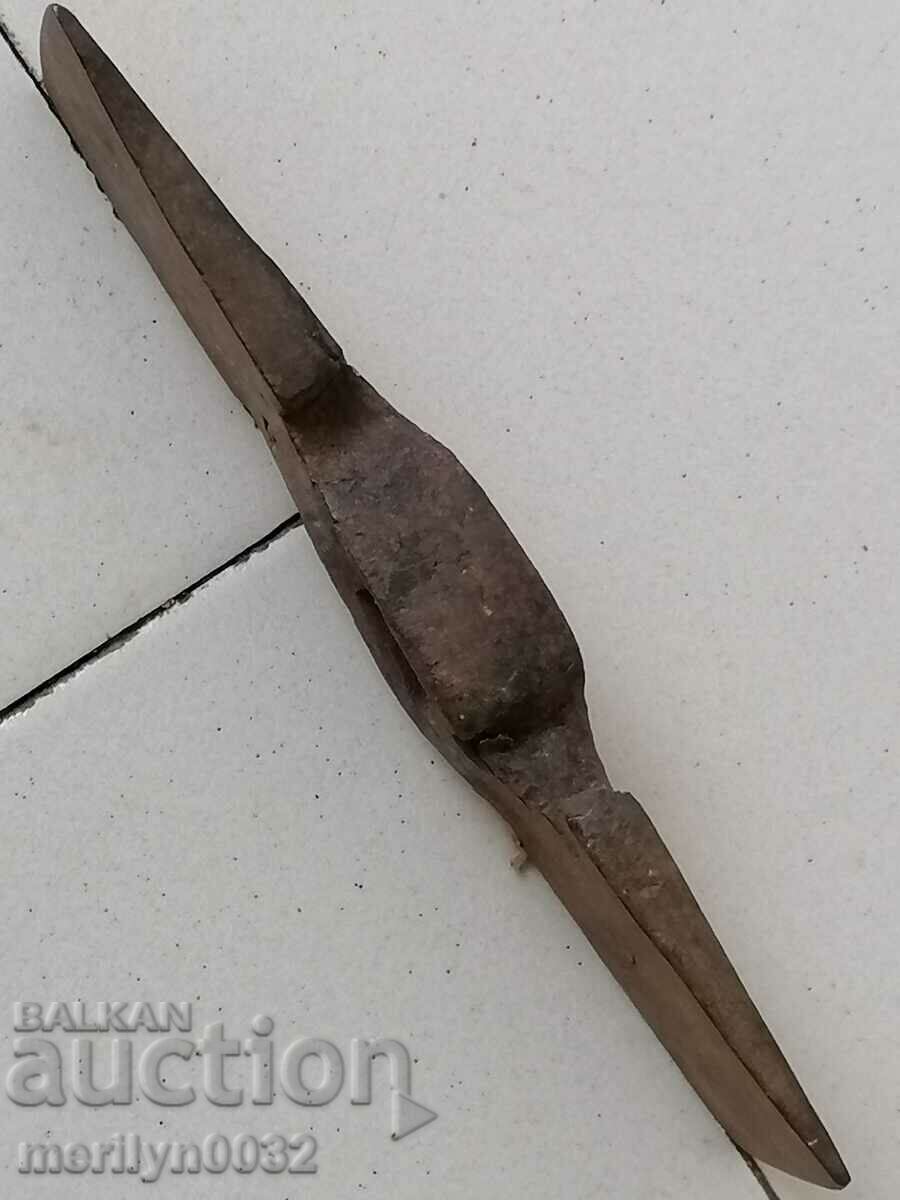 Old Wrought Pickaxe Hammer Wrought Iron Blade Ax - 5