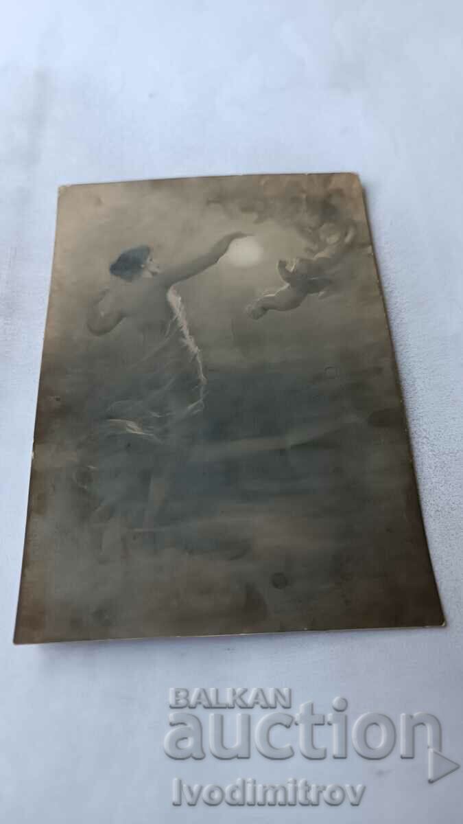 Postcard Rosset-Grangier Venus Etoile du soir