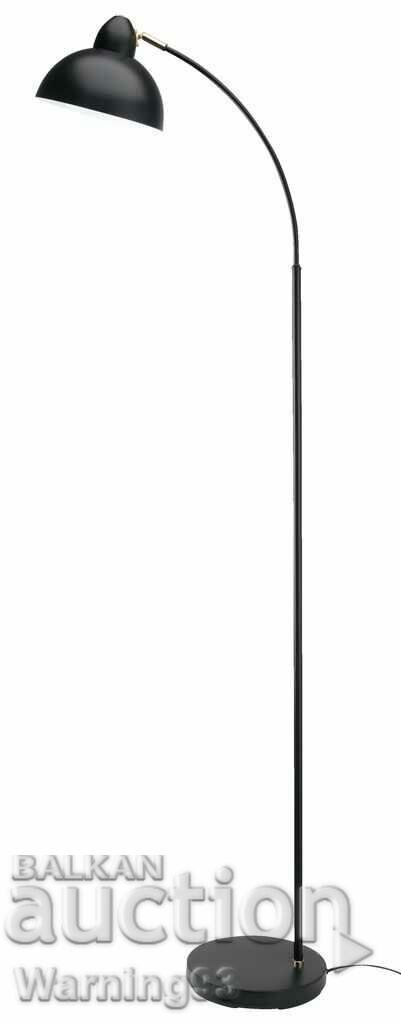 Голям черен лампион / настолна лампа - 160 см