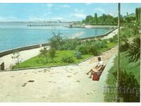 Old postcard - Pomorie, Coastal Promenade