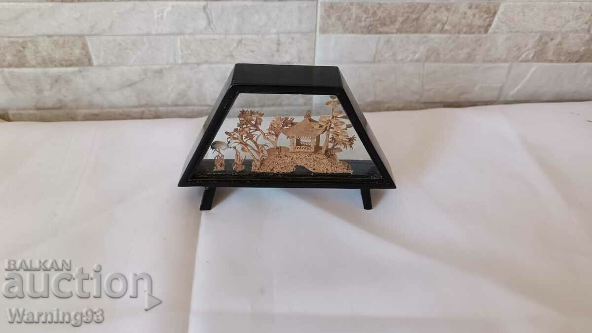 Diorama - Asian Cork Art - Handmade with price 45.00 BGN | € 23.01 Diorama - Asian Cork Art - Handmade with price 45.00 BGN | € 23.01