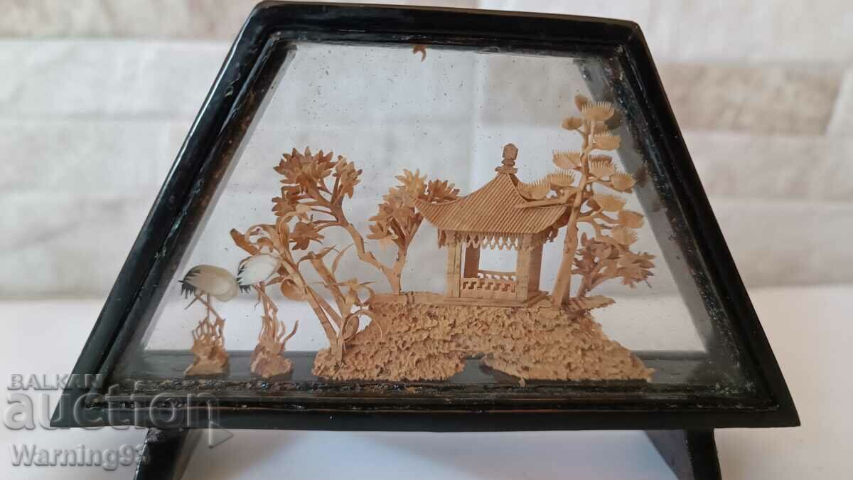 Diorama - Asian Cork Art - Handmade - 5 Diorama - Asian Cork Art - Handmade - 5