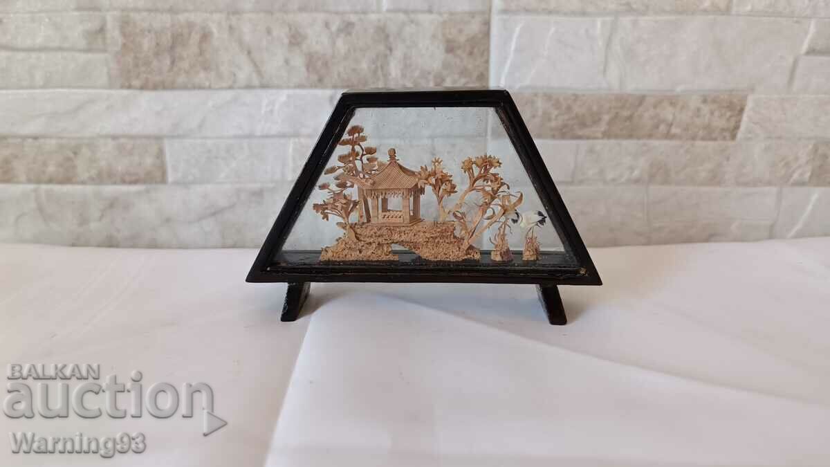 Diorama - Asian Cork Art - Handmade - 6 Diorama - Asian Cork Art - Handmade - 6