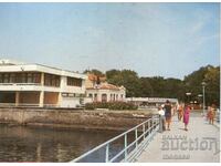 Old postcard - Pomorie, Sea station
