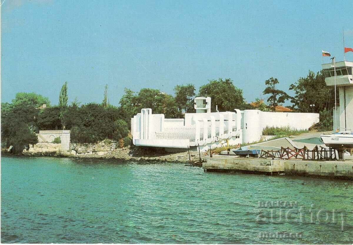 Old postcard - Pomorie, Summer Theater
