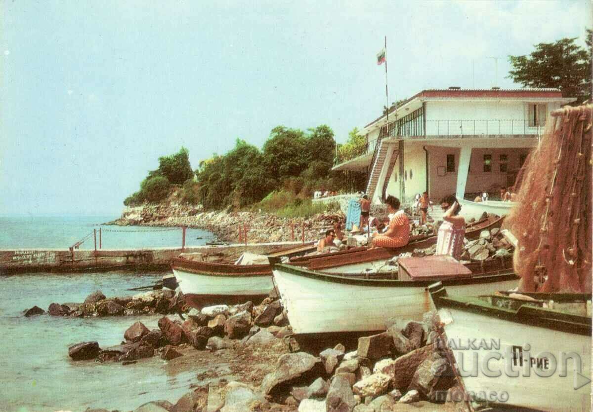 Old postcard - Pomorie, Naval base