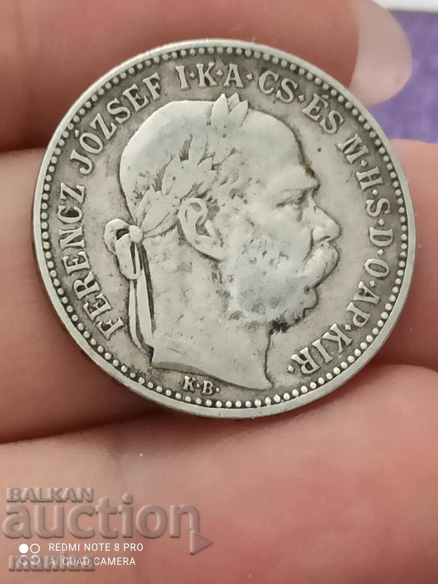 1 coroană argint 1895