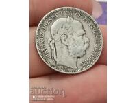 1 coroană argint 1895