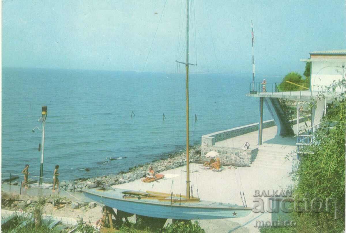Παλιά καρτ ποστάλ - Pomorie, Ναυτική βάση