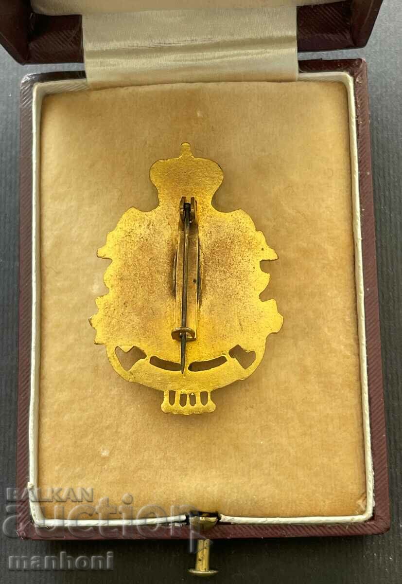 5419 Kingdom of Bulgaria medal BCH small badge Red Cross - 6 5419 Kingdom of Bulgaria medal BCH small badge Red Cross - 6