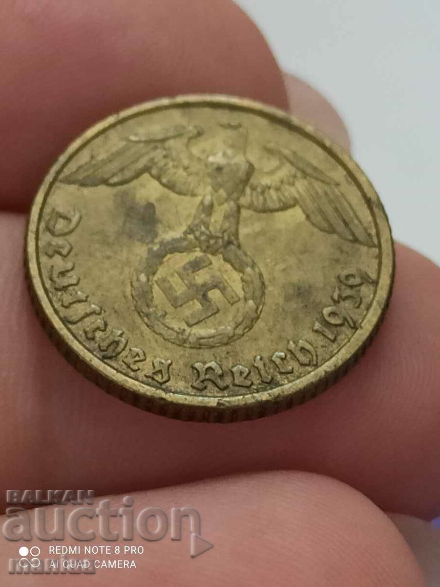 Auction 5 Pfennig 1939 F Auction 5 Pfennig 1939 F