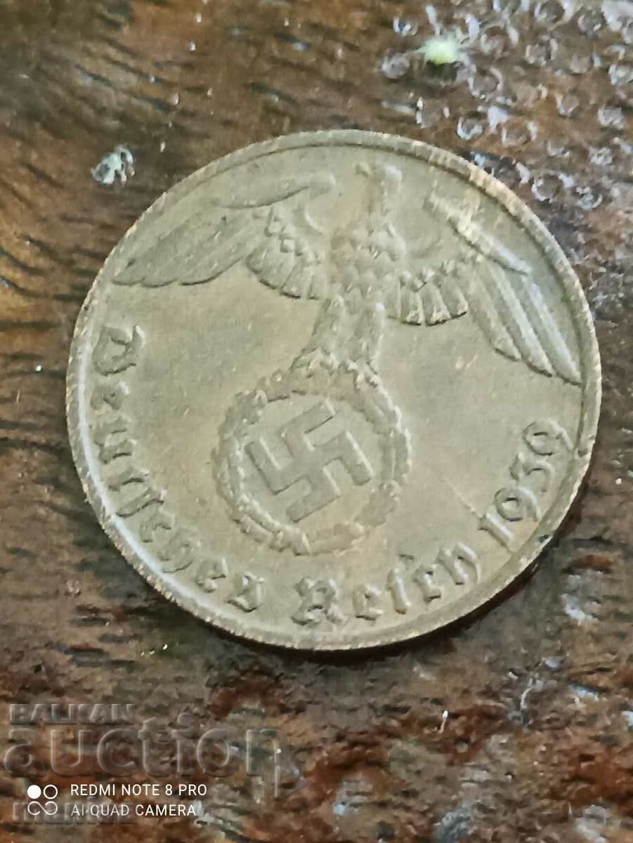 Delivery of 1 Pfennig 1939 G Third Reich Delivery of 1 Pfennig 1939 G Third Reich