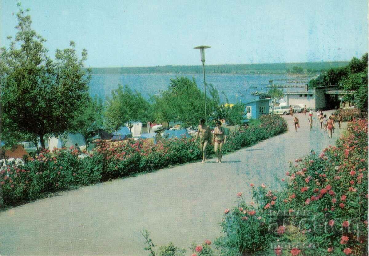 Old card - Pomorie, Camping "Europe"