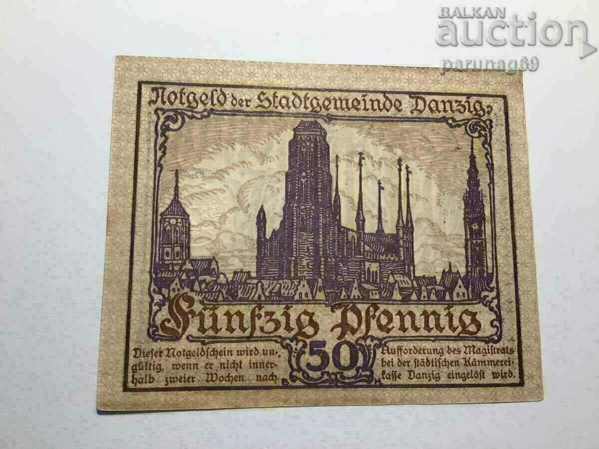 Germany Notgeld Danzig 50 Pfennig 1919 RARE with price 80.00 BGN | € 40.90 Germany Notgeld Danzig 50 Pfennig 1919 RARE with price 80.00 BGN | € 40.90