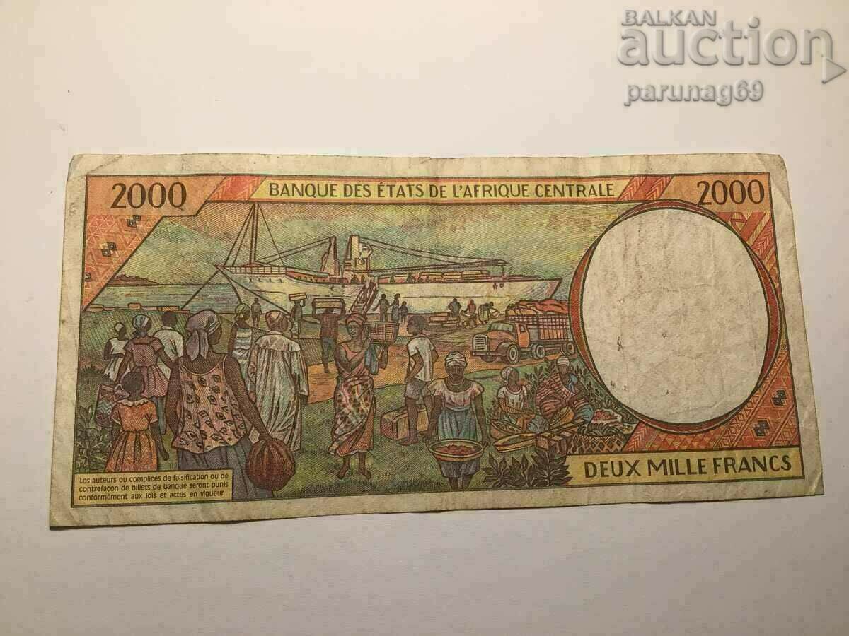 Central African States - Gabon 2000 francs 1994 with price 15.00 BGN | € 7.67 Central African States - Gabon 2000 francs 1994 with price 15.00 BGN | € 7.67