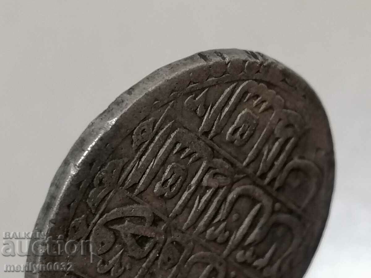 Ottoman silver coin 32g 465/1000 1203 year 2 gold YUZLUK - 6 Ottoman silver coin 32g 465/1000 1203 year 2 gold YUZLUK - 6