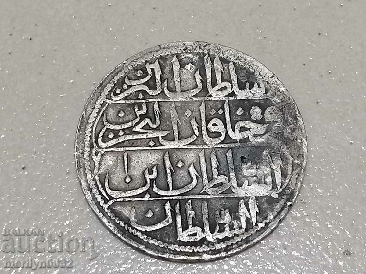 Ottoman silver coin 18 grams silver 465/1000 1203 with price € 59.84 | 117.04 BGN